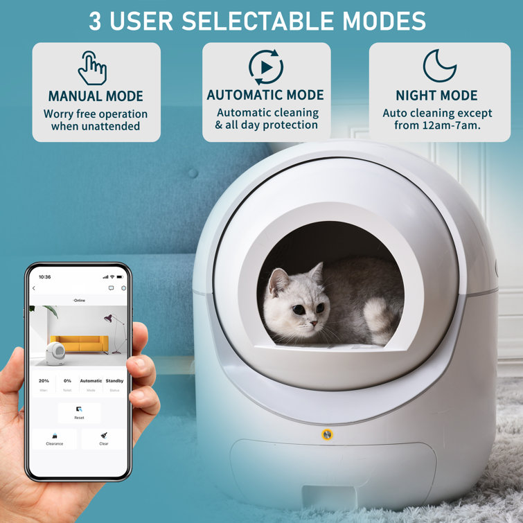 Wifi cat hot sale litter box